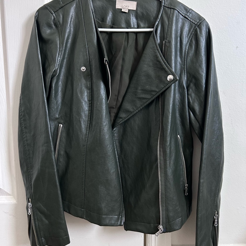 LOFT Faux Leather Moto Jacket